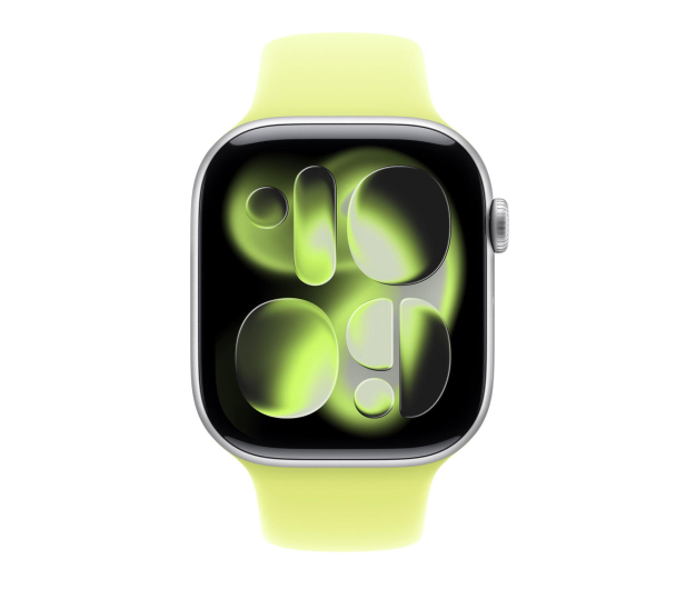 APPLE Pasek sportowy do Apple Watch - 46mm - M/L - neonowy żółty - 1362519 - zdjęcie 3